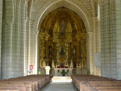 Ermita de Las Fuentes (Amusco). Vista da nave central